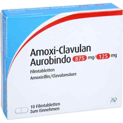 Amoxi-clavulan Aurobindo 875 Mg/125 Mg Filmtabletten 10 stk von BB FARMA S.R.L. PZN 17978997
