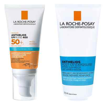 Anthelios Hydra. Getönte Bb-creme + Anthelios After-Sun Milch 