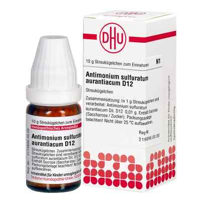 Antimonium Sulf. Aurant. D 12 Globuli 10 g von DHU-Arzneimittel GmbH & Co. KG PZN 07159034