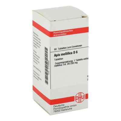 Apis Mellifica D6 Tabletten 80 stk von DHU-Arzneimittel GmbH & Co. KG PZN 02109882
