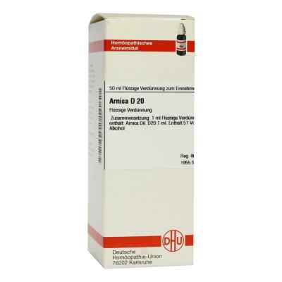 Arnica D20 Dilution 50 ml von DHU-Arzneimittel GmbH & Co. KG PZN 02893657