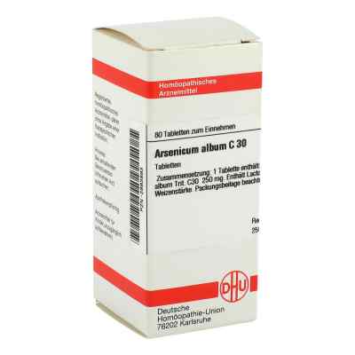 Arsenicum Album C30 Tabletten 80 stk von DHU-Arzneimittel GmbH & Co. KG PZN 02893893