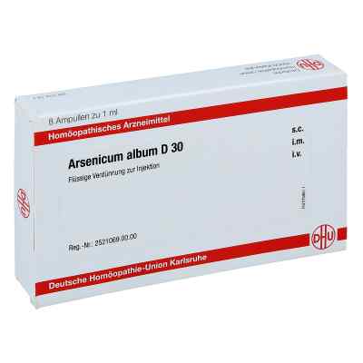 Arsenicum Album D30 Ampullen 8X1 ml von DHU-Arzneimittel GmbH & Co. KG PZN 11704253
