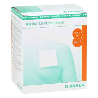 Askina Mullkompressen 7,5x7,5 cm steril 25X2 stk von 1001 Artikel Medical GmbH PZN 12735729