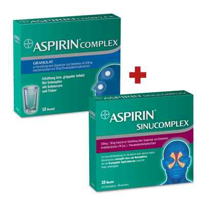 Aspirin Complex & Aspirin Sinucomplex 1 stk von Bayer Vital GmbH PZN 08101219