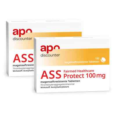ASS 100 mg Protect, magensaftresistent von apodiscounter
