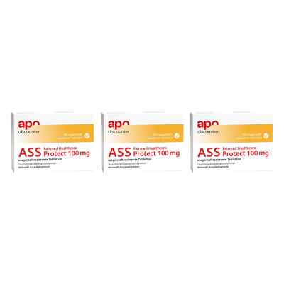 ASS 100 mg Protect, magensaftresistent von apodiscounter 3x100 stk von Fairmed Healthcare GmbH PZN 08102181