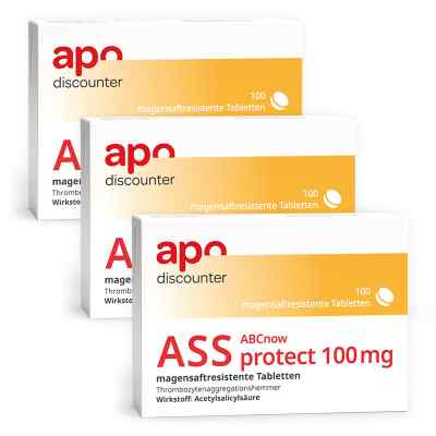 ASS 100 mg Protect, magensaftresistent von apodiscounter