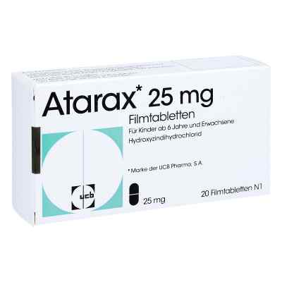 ATARAX 25mg 20 stk von EMRA-MED Arzneimittel GmbH PZN 00260379