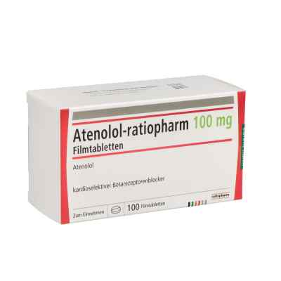 Atenolol-ratiopharm 100mg 100 stk von EurimPharm Arzneimittel GmbH PZN 00790798