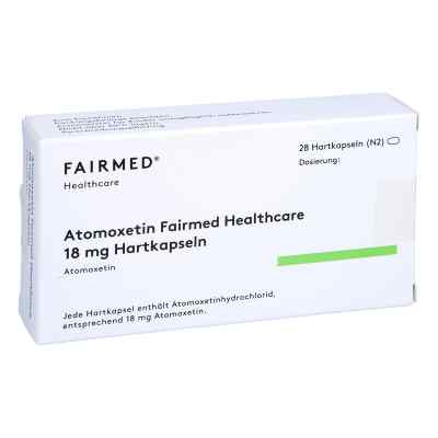 Atomoxetin Fairmed Healthcare 18 mg Hartkapseln 28 stk von Fair-Med Healthcare GmbH PZN 16581476