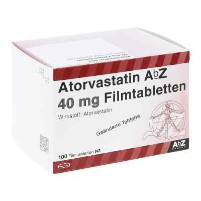 Atorvastatin Abz 40 mg Filmtabletten 100 stk von AbZ Pharma GmbH PZN 09374920