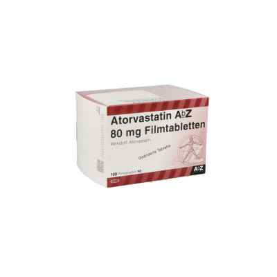 Atorvastatin Abz 80 mg Filmtabletten 100 stk von AbZ Pharma GmbH PZN 09374966