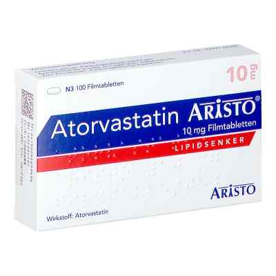 Atorvastatin Aristo 10 mg Filmtabletten 100 stk von Aristo Pharma GmbH PZN 09669963