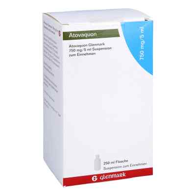 Atovaquon Glenmark 750 mg/5 ml Suspension zur, zum Einn. 250 ml von Glenmark Arzneimittel GmbH PZN 16333962