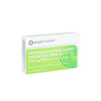 Atovaquon/Proguanilhydrochlorid AL 250mg/100mg 12 stk von ALIUD Pharma GmbH PZN 07201747