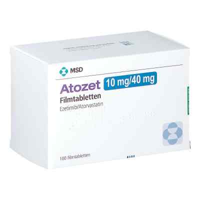 Atozet 10 mg/40 mg Filmtabletten 100 stk von EurimPharm Arzneimittel GmbH PZN 12494094