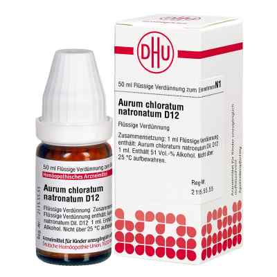 Aurum Chloratum Natronatum D12 Dilution 50 ml von DHU-Arzneimittel GmbH & Co. KG PZN 02126573