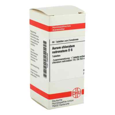 Aurum Chloratum Natronatum D6 Tabletten 80 stk von DHU-Arzneimittel GmbH & Co. KG PZN 02894088