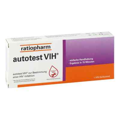Autotest Vih Hiv-selbsttest ratiopharm 1 stk von ratiopharm GmbH PZN 13965199