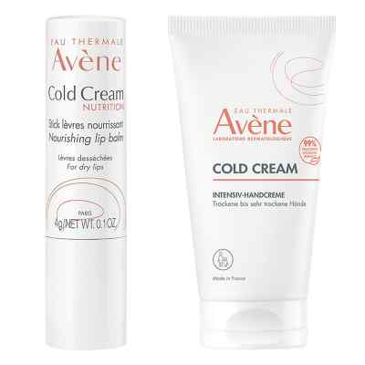 Avène Cold Cream Lippenpflegestift+Avene Cold Cream Handcreme