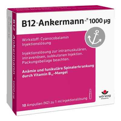 B12 Ankermann Injekt 1.000 µg 10X1 ml von Wörwag Pharma GmbH & Co. KG PZN 00097040