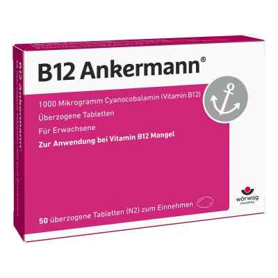 B12 Ankermann überzogene Tabletten 50 stk von Wörwag Pharma GmbH & Co. KG PZN 03541050