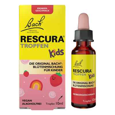 Bach RESCURA Kids Erdbeer Tropfen alkoholfrei Blütenmischung