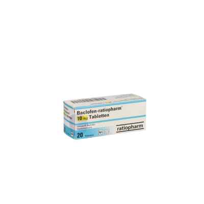 Baclofen ratiopharm 10 mg Tabletten 20 stk von ratiopharm GmbH PZN 03753384