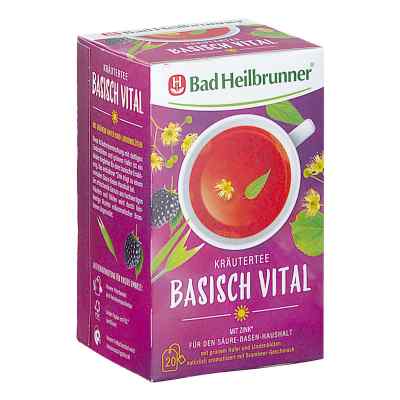 Bad Heilbrunner Basisch Vital Tee Filterbeutel 20X2 g von Bad Heilbrunner Naturheilm.GmbH& PZN 17941362