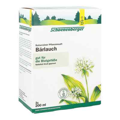 Bärlauch Saft Schoenenberger Heilpflanzensäfte 3X200 ml von SALUS Pharma GmbH PZN 00699744