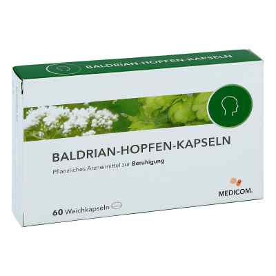 Baldrian-Hopfen-Kapseln 60 stk von Medicom Pharma GmbH PZN 12385689