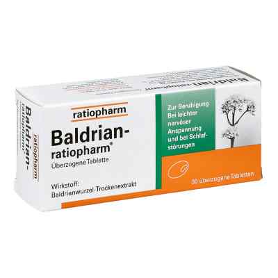 Baldrian Ratiopharm überzogene Tabletten 30 stk von ratiopharm GmbH PZN 07052690