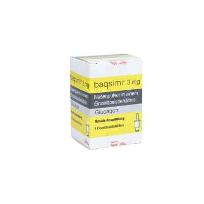 Baqsimi 3 mg Nasenpulver i.e.Einzeldosisbehältnis 1X3 mg von LILLY DEUTSCHLAND GmbH PZN 15998145