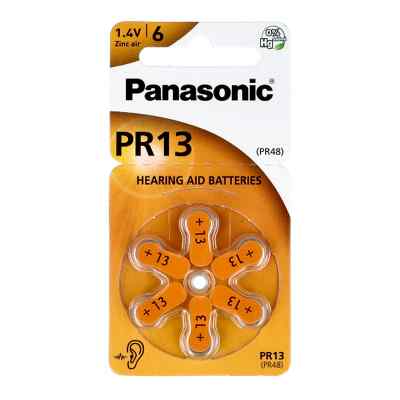 Batterien F.hörgeräte Panasonic Pr13 6 stk von Vielstedter Elektronik PZN 07193864