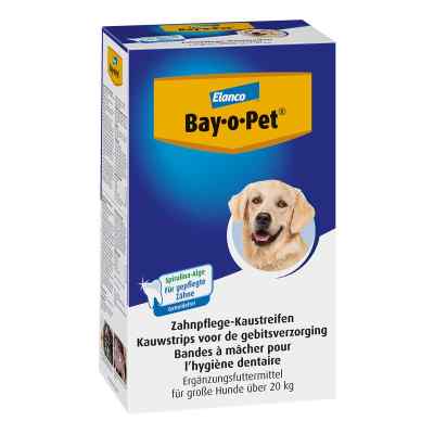 Bay O Pet Zahnpfl.kaustreif.f.gr.hunde 140 g von Elanco Deutschland GmbH PZN 00073737