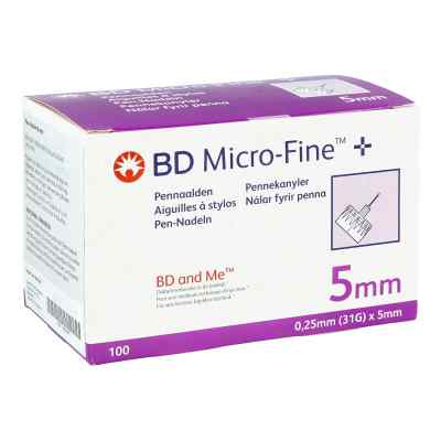 Bd Micro-fine+ 5 Nadeln 0,25x5 mm 100 stk von C P C medical GmbH & Co. KG PZN 13652460