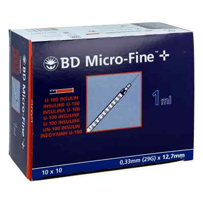 Bd Micro-fine+ U 100 Ins.spr. 12,7 mm 100X1 ml von Becton Dickinson GmbH PZN 04400162