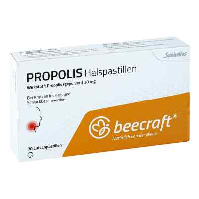 Beecraft Propolis Halspastillen 30 stk von Roha Arzneimittel GmbH PZN 15024093