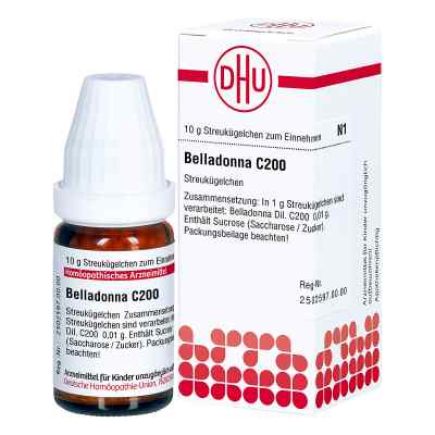 Belladonna C 200 Globuli 10 g von DHU-Arzneimittel GmbH & Co. KG PZN 02894504