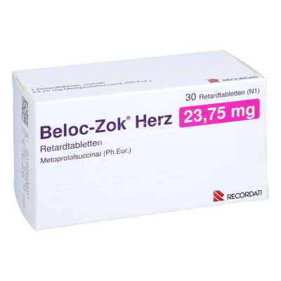 Beloc-Zok Herz 23,75mg 30 stk von Recordati Pharma GmbH PZN 06648825