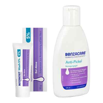 Benzacare Anti-Pickel Reinigungsgel + Benzaknenwash 5%