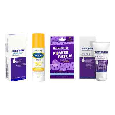 Benzacare Anti-Pickel Set: Reinigen, pflegen & behandeln