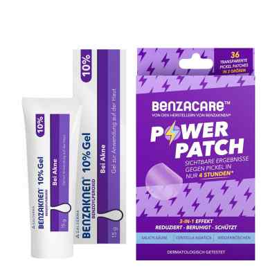 Benzaknen 10% + Benzacare Power Patch gegen Pickel