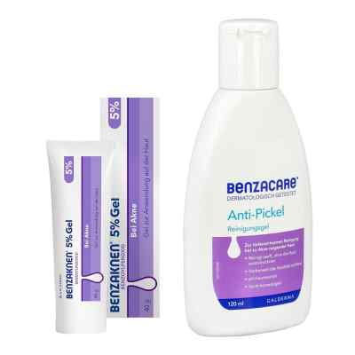 Benzaknen 5% + Benzacare Anti-Pickel Reinigungsgel