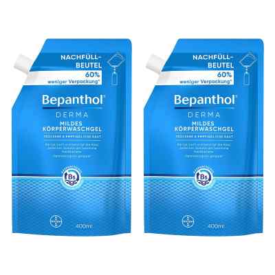 Bepanthol Derma Mildes Körperwaschgel Nachfüllbeutel