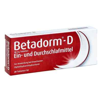Betadorm-D 20 stk von Recordati Pharma GmbH PZN 03241684