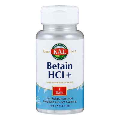 Betain Hci Complex 250 mg Tabletten 100 stk von Nutraceutical Corporation PZN 06988716