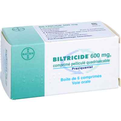 Biltricide 600 Mg Filmtabletten 6 stk von kohlpharma GmbH PZN 18782227