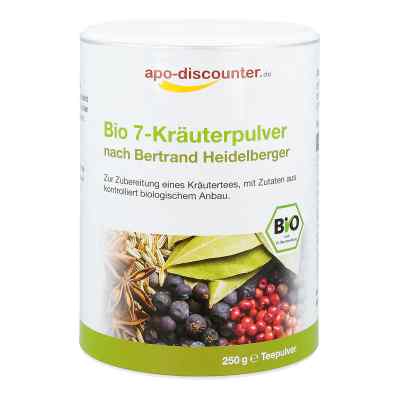 Bio 7-Kräuterpulver nach Bertrand Heidelberger von apo-discounte 250 g von Apologistics GmbH PZN 16604390